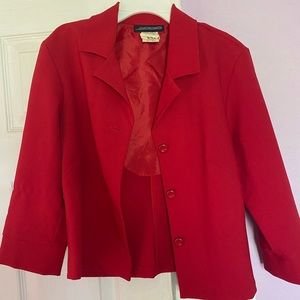 Red blazer size 9
